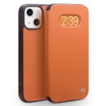 QIALINO Skórzane Etui  Pokrowiec iPhone 13 mini brązowe