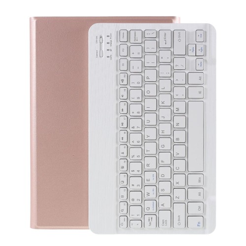 Różowe Etui Klawiatura do Huawei Mediapad M5 Lite 10