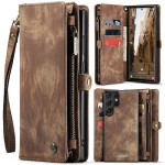 Pokrowiec Portfel CASEME do Samsung Galaxy S23 Ultra 5G brązowy