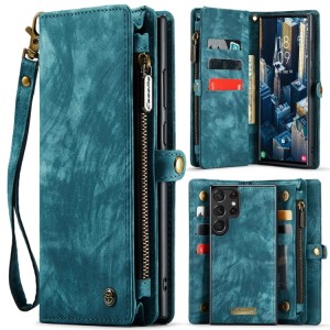 Pokrowiec Portfel CASEME do Samsung Galaxy S23 Ultra 5G niebieskie