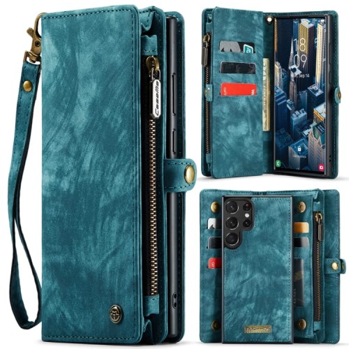 Pokrowiec Portfel CASEME do Samsung Galaxy S23 Ultra 5G niebieskie
