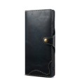 Denior Skórzane Etui Pokrowiec do Samsung Galaxy S23 Ultra 5G granatowy
