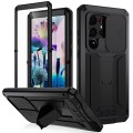 R-JUST Pancerne Etui Antywstrząsowe do Samsung Galaxy S23 Ultra 5G czarne