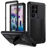 R-JUST Pancerne Etui Antywstrząsowe do Samsung Galaxy S23 Ultra 5G czarne