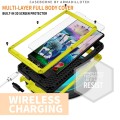 R-JUST Pancerne Etui Antywstrząsowe do Samsung Galaxy S23 Ultra 5G żółte