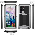 R-JUST Pancerne Etui Antywstrząsowe do Samsung Galaxy S23 Ultra 5G srebrne