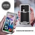 R-JUST Pancerne Etui Antywstrząsowe do Samsung Galaxy S23 Ultra 5G srebrne