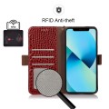 Skórzane Etui Pokrowiec FRID do Samsung Galaxy S23 Ultra 5G czerwony