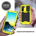 R-JUST Pancerne Etui Antywstrząsowe do Samsung Galaxy S22 5G żółte
