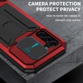 R-JUST Pancerne Etui Antywstrząsowe do Samsung Galaxy S22 5G czerwone