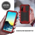 R-JUST Pancerne Etui Antywstrząsowe do Samsung Galaxy S22 5G czerwone