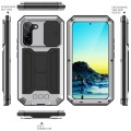 R-JUST Pancerne Etui Antywstrząsowe do Samsung Galaxy S22+ 5G srebrne