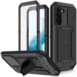 R-JUST Pancerne Etui Antywstrząsowe do Samsung Galaxy S22+ 5G czarne