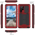 R-JUST Pancerne Etui Antywstrząsowe do Samsung Galaxy S22 Ultra 5G czerwone