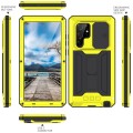 R-JUST Pancerne Etui Antywstrząsowe do Samsung Galaxy S22 Ultra 5G żółte
