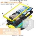 R-JUST Pancerne Etui Antywstrząsowe do Samsung Galaxy S22 Ultra 5G żółte