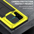 R-JUST Pancerne Etui Antywstrząsowe do Samsung Galaxy S22 Ultra 5G żółte