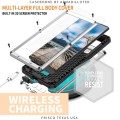 R-JUST Pancerne Etui Antywstrząsowe do Samsung Galaxy S22 Ultra 5G srebrne