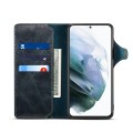 Denior Skórzane Etui Pokrowiec do Samsung Galaxy S22+ 5G czarny