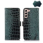 Skórzane Etui Pokrowiec FRID do Samsung Galaxy S22+ 5G zielony