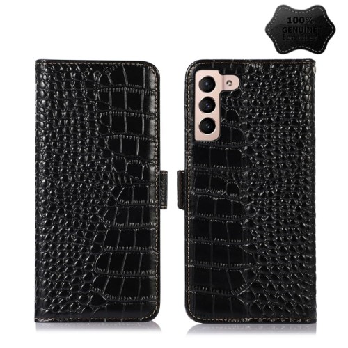 Skórzane Etui Pokrowiec FRID do Samsung Galaxy S22+ 5G czarny