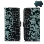 Skórzane Etui Pokrowiec FRID do Samsung Galaxy S22 Ultra 5G zielony