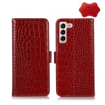 Skórzane Etui Pokrowiec FRID do Samsung Galaxy S22 5G czerwony