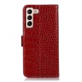 Skórzane Etui Pokrowiec FRID do Samsung Galaxy S22 5G czerwony