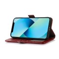 Skórzane Etui Pokrowiec FRID do Samsung Galaxy S22 5G czerwony