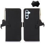 Skórzane Matowe Etui FRID do Samsung Galaxy S22 5G czarne