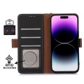 Skórzane Matowe Etui FRID do Samsung Galaxy S22 5G czarne