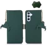 Skórzane Matowe Etui FRID do Samsung Galaxy S22 5G zielone