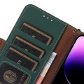 Skórzane Matowe Etui FRID do Samsung Galaxy S22 5G zielone