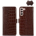 Skórzane Etui Pokrowiec FRID do Samsung Galaxy S23 5G brązowy