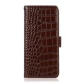 Skórzane Etui Pokrowiec FRID do Samsung Galaxy S23 5G brązowy