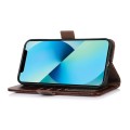 Skórzane Etui Pokrowiec FRID do Samsung Galaxy S23 5G brązowy