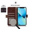 Skórzane Etui Pokrowiec FRID do Samsung Galaxy S23 5G brązowy