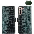 Skórzane Etui Pokrowiec FRID do Samsung Galaxy S23 5G zielony