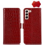 Skórzane Etui Pokrowiec FRID do Samsung Galaxy S23 5G czerwony