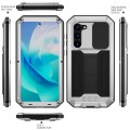 R-JUST Pancerne Etui Antywstrząsowe do Samsung Galaxy S23 5G srebrne