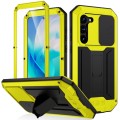 R-JUST Pancerne Etui Antywstrząsowe do Samsung Galaxy S23 5G żółte