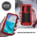 R-JUST Pancerne Etui Antywstrząsowe do Samsung Galaxy S23 5G czerwone