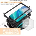 R-JUST Pancerne Etui Antywstrząsowe do Samsung Galaxy S23 5G czarne