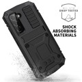 R-JUST Mocne Pancerne Etui Antywstrząsowe do Samsung Galaxy S23 5G czarne