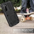 R-JUST Mocne Pancerne Etui Antywstrząsowe do Samsung Galaxy S23 5G czarne