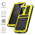 R-JUST Mocne Pancerne Etui Antywstrząsowe do Samsung Galaxy S23 5G żółte
