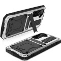 R-JUST Mocne Pancerne Etui Antywstrząsowe do Samsung Galaxy S23 5G srebrne