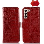 Skórzane Etui Pokrowiec FRID do Samsung Galaxy S23+ 5G czerwony