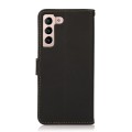 Skórzane Etui Pokrowiec KHAZNEH FRID do Samsung Galaxy S23+ 5G czarne