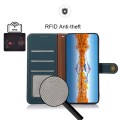 Skórzane Etui Pokrowiec KHAZNEH FRID do Samsung Galaxy S23+ 5G zielone